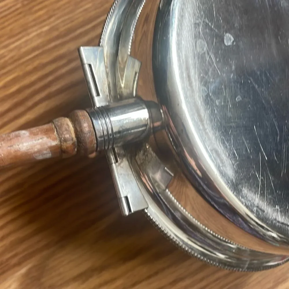 Sheffield Silver-plate W/ Lid Engraved EPC 300 Crumb Butler Ashtray VTG